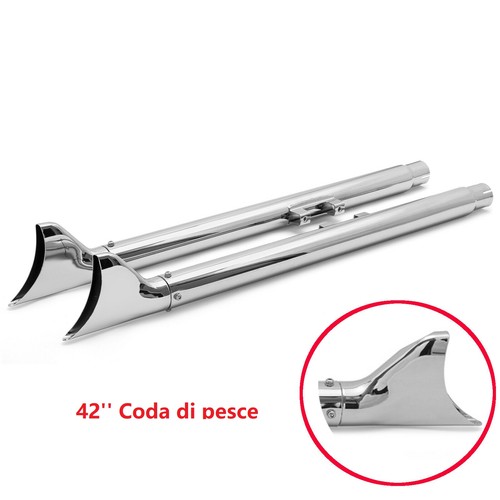 Dual fishtail tuyau - 42",