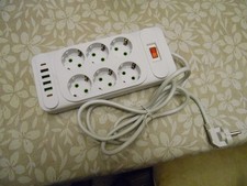 prise d'alimentation electrique lot de 6 , 4 usb A , 2 type C