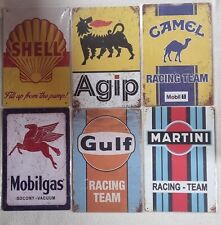 Plaque métal vintage