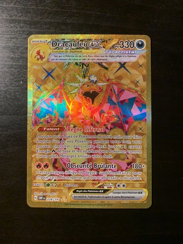 Carte pokémon dracaufeu ex - carte,