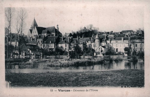 Cpa vierzon deversoir - -, de