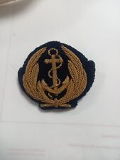 RARE INSIGNE CASQUETTE AMIRAL