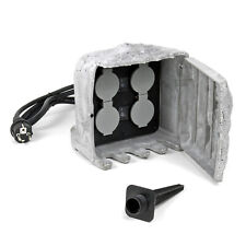 Prise jardin quadruple Aspect