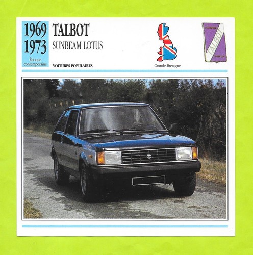 Fiche edito service talbot - edito,