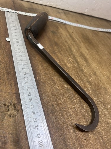 Crochet outil ancien forgé - outil,