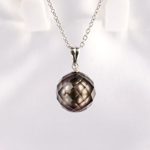 Pendentif perle tahiti - perle, de