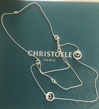 CHRISTOFLE  -collier Sautoir IDOLE / Vertigo STERLING / Argent 925- Longueur 74
