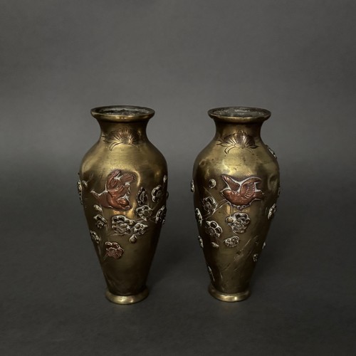 Paire vases japonais - paire, en