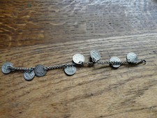 bracelet ancien sequins pieces monnaies Berbère Maghreb Touareg ou  pays Arabe