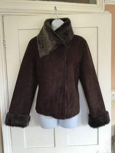 Veste fausse fourrure daim - en,