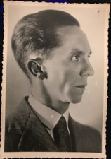 GERMAN Photo WW2 WWII ARCHIVE : MINISTRE de la PROPAGANDE