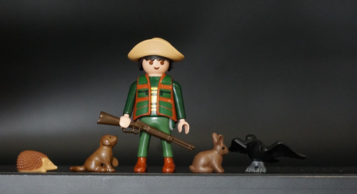 Playmobil personnage chasseur