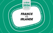 1 PLACE FRANCE IRLANDE TOURNOI