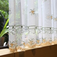 Rideau à bourgeons jaunes Iris Township Brigade