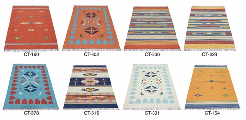 Tapis kelim 100 coton tissé - 100%,