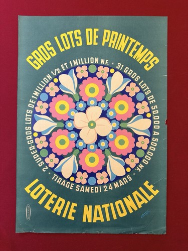 Affiche originale publicitaire - affiche,