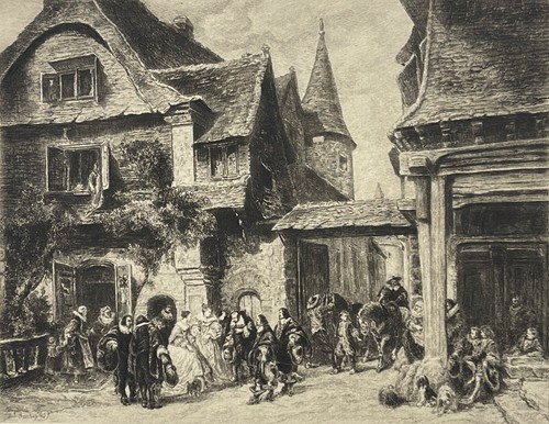 Eugène isabey visite la - isabey,
