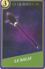 CARTE HARRY POTTER - SUPER U LE QUIDDITCH N°3 : LE BALAI