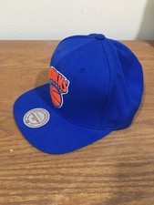 Mitchell & Ness New York Knicks Cap Hat Blue Adjustable