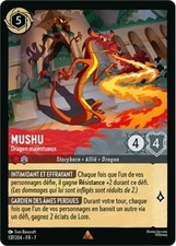 Lorcana - Mushu - Dragon majestueux - MINT/NMINT - FR - FOIL