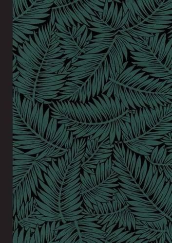 Carnet lign motif feuillage - lign,