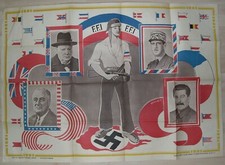 RARE AFFICHE FFI RESISTANCE   Mouvement de Libération National  58cm x 41cm