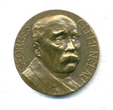 Médaille Georges Clémenceau « Le jour de Gloire est arrivé » 1918 par Legastello