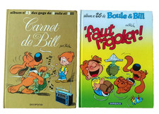 Boule et Bill Lot 2 BD T26 Faut Rigoler + EO 1976 Carnet de Bill État Varié Rare