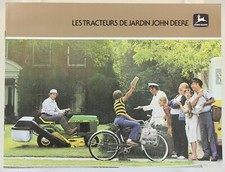prospectus brochure tracteur tondeuse John Deere lawn and garden tractor traktor