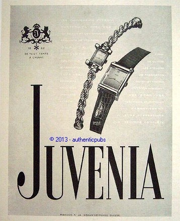 Publicite 1949 juvenia - publicite,
