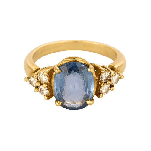Bague solitaire jaune - solitaire, or