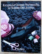 Publicité Papier - Chaussures KICKERS de 1985