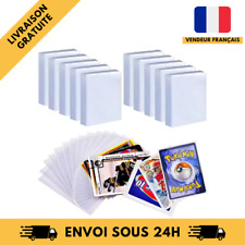 Pochettes transparentes pour cartes à jouer lot de 100pcs carte pokémon