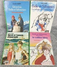 Lot De 4 Livres Cecile Aubry bibliothèque verte Ancien Enfants Livre Hachette 