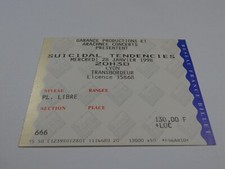 TICKET BILLET CONCERT -