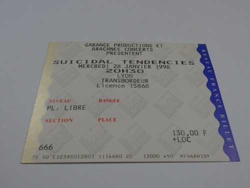 Ticket billet concert - ticket,