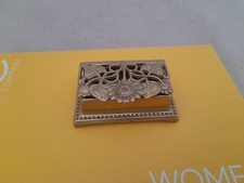 Boite à timbre  en laiton vintage art nouveau Collection Rare Vintage Tbe