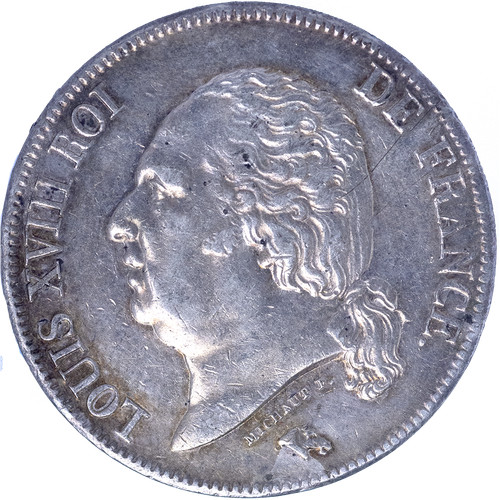 Louis xviii francs 1824 - francs,