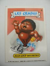 album PANINI MERLIN Les CRADOS Vignette Immage FRANCE Garbage Pail Kids N°4