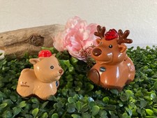 1124⚜️ Tut Tut Animo Vtech Animaux Le Renne de Noël Caramel Avec Le Bébé Renne