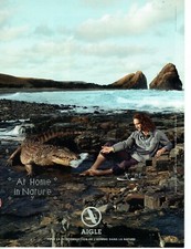 Publicité Advertising 049  2011  vetements sport baskets  Aigle