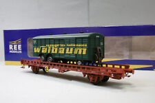 REE - WAGON UFR Biporteur Walbaum SNCF ep. IV réf. WB-621 Neuf NBO HO 1/87