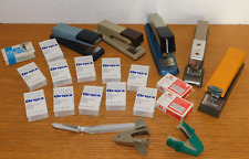 vintage 5 AGRAFEUSE de bureau AGRAFE OFREX ANGLIA bostitch ETONA rapid SKRE NORM