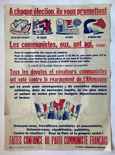 [AFFICHE COMMUNISTE] "A chaque