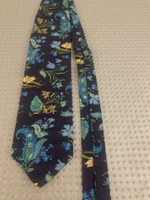 Kenzo Cravate En soie Ton Bleu