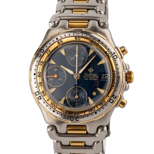 Zodiac chronograph gold - chronograph, dot"