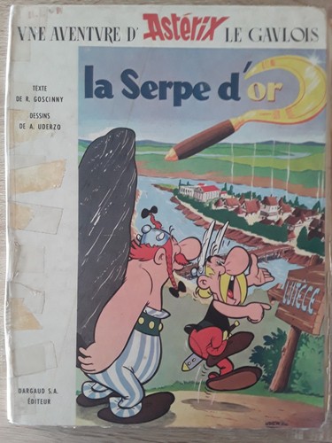 Asterix serpe or - d'or,