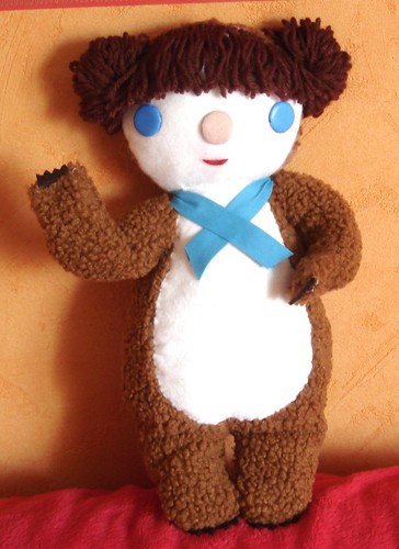 Peluche ours style - peluche,