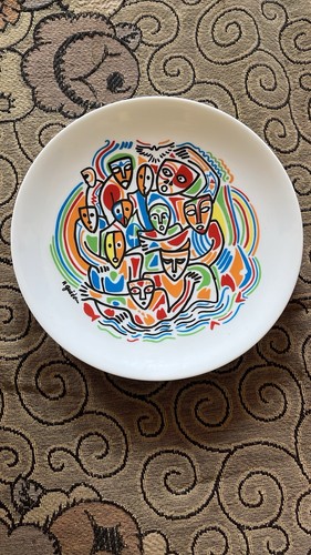 Assiette signée henri guedon - ,