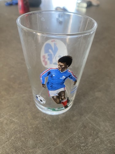 Ancien verre moutarde - verre, fff